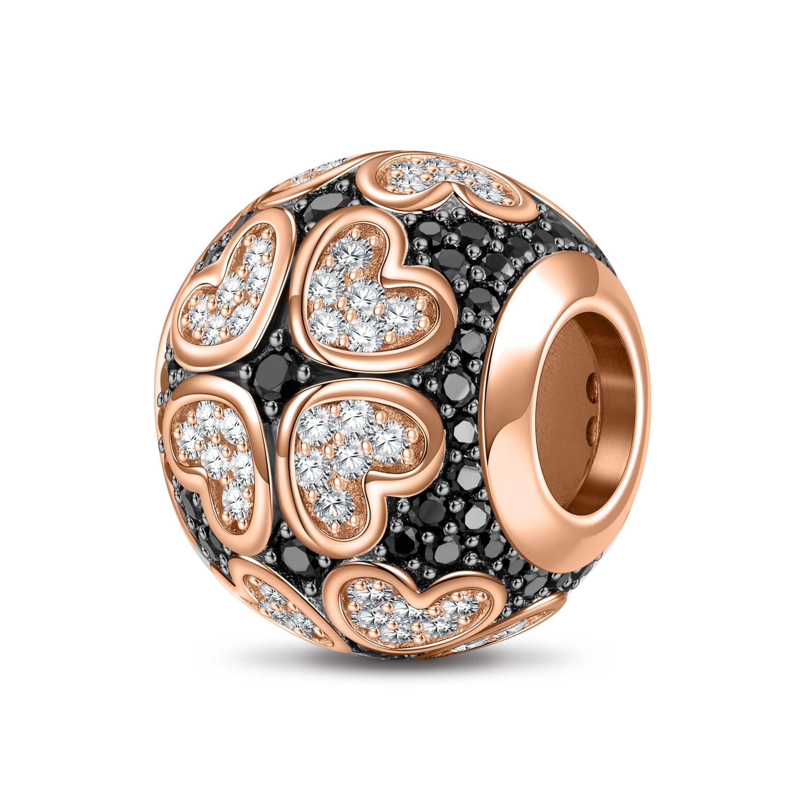 Guardian Of Love Tarnish-resistant Silver Charms In Rose Gold Plated - Image 3