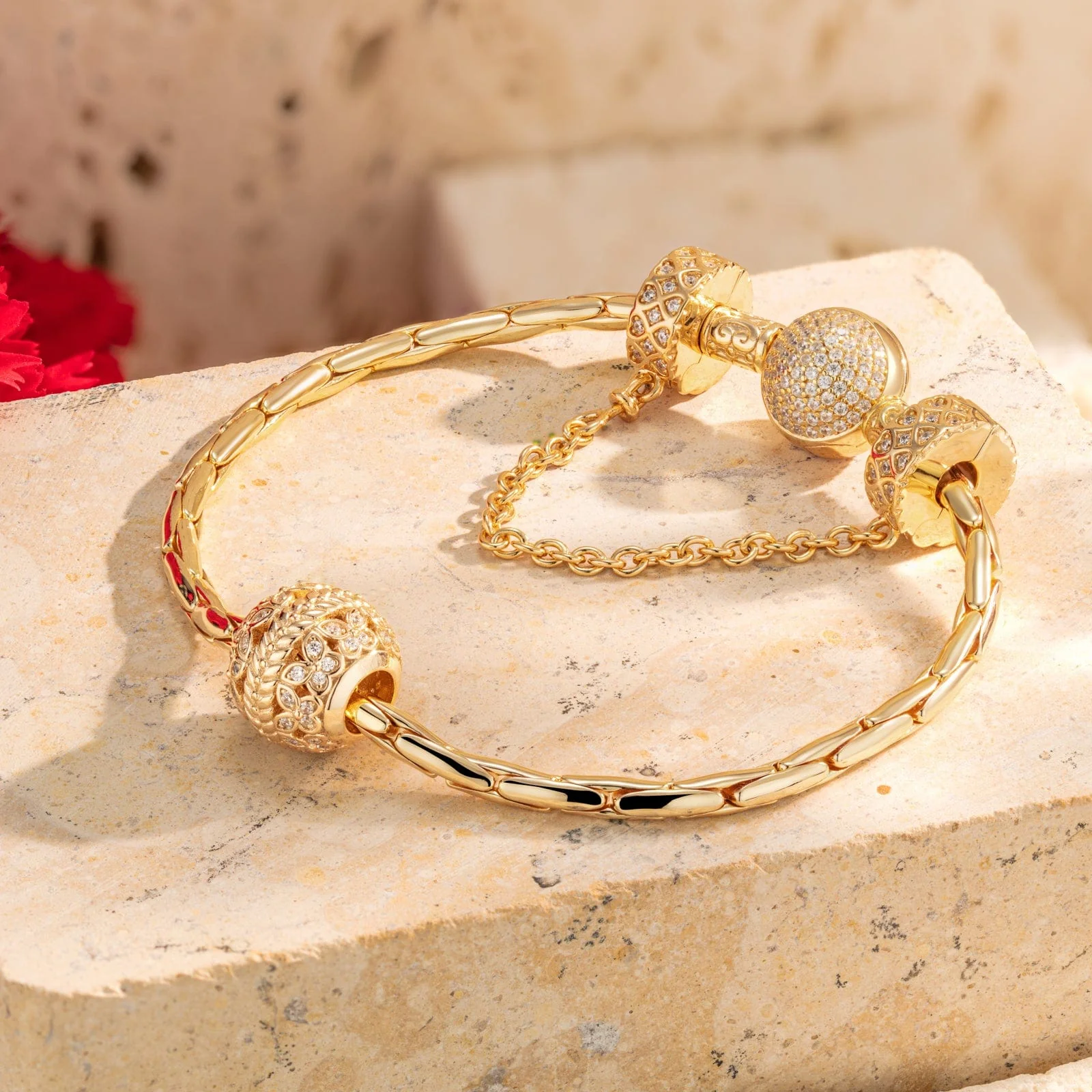 Chasing Butterflies Tarnish-resistant Silver Charms In 14K Gold Plated - Image 2