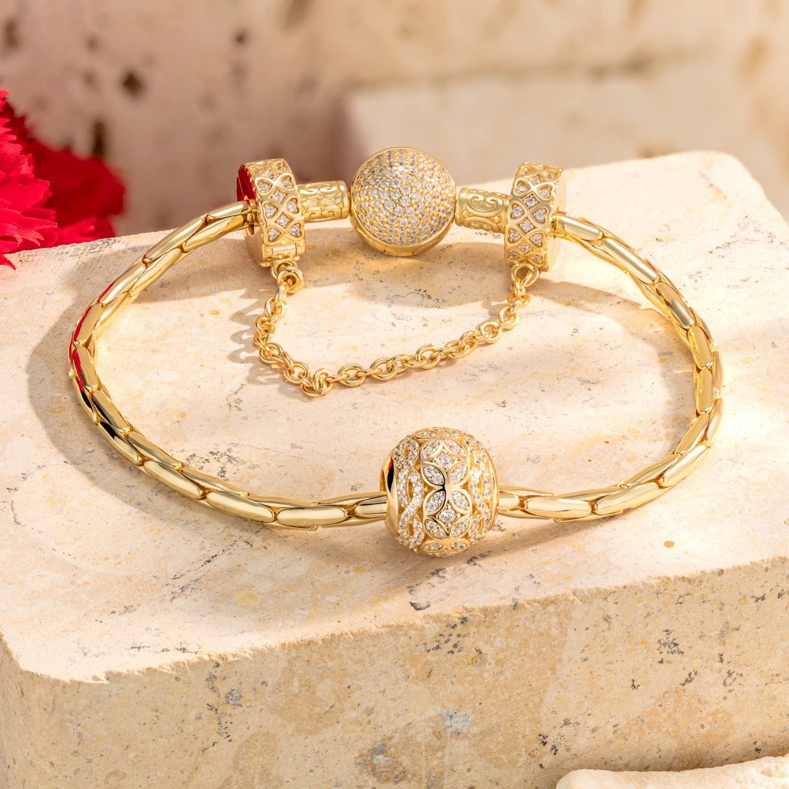 Butterfly Dance Tarnish-resistant Silver Charms In 14K Gold Plated - Image 2