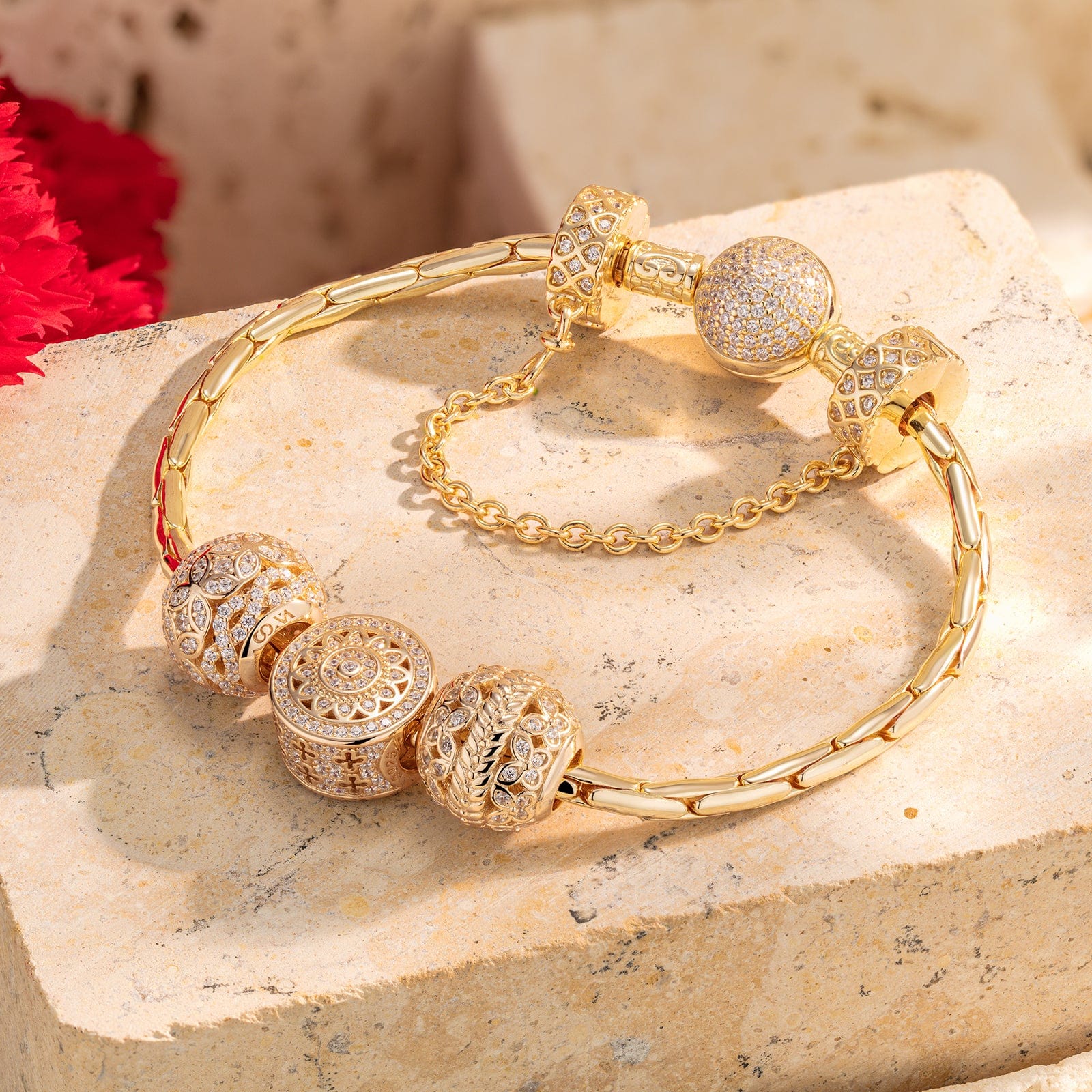 Butterfly Dance Tarnish-resistant Silver Charms In 14K Gold Plated - Image 3