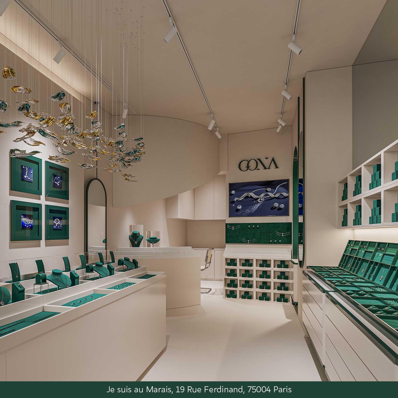 Brilliant Moon Tarnish-resistant Silver Dangle Charms In White Gold Plated - Image 5