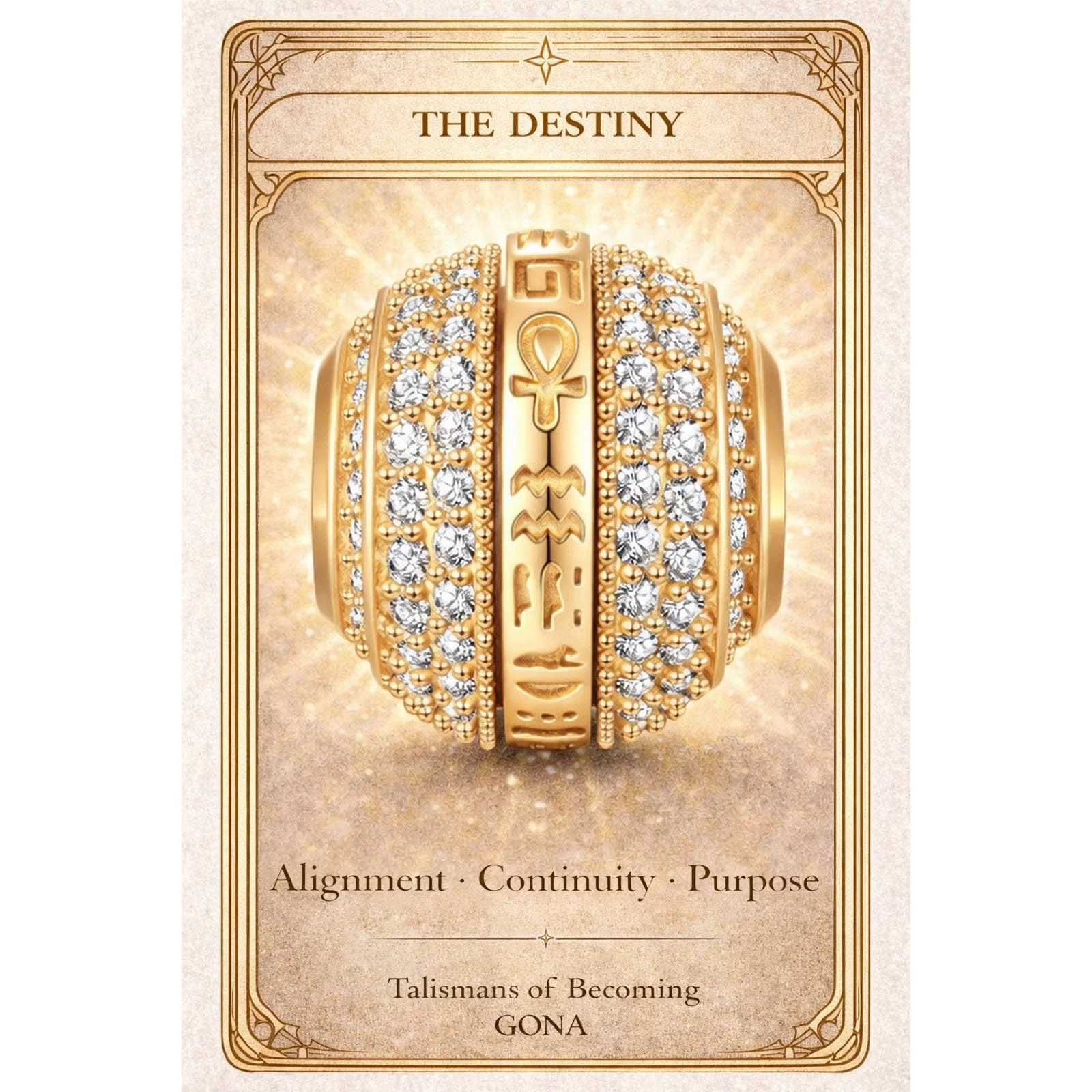 Harmonies Beyond Tarnish-resistant Silver Charms In 14K Gold Plated - Image 2