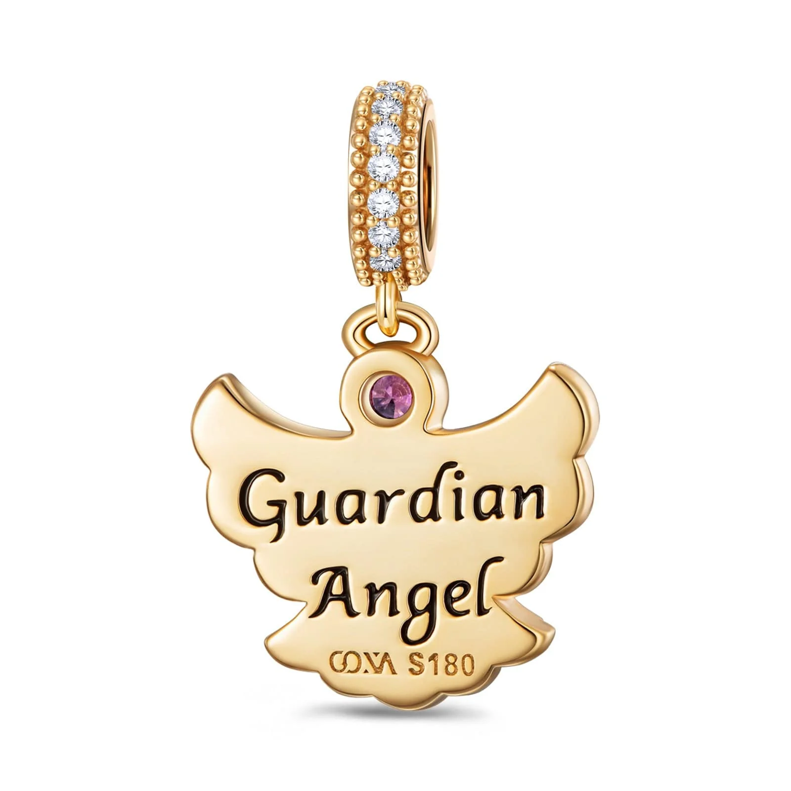 Eternal Guardians Tarnish-resistant Silver Dangle Charms In 14K Gold Plated - Image 2