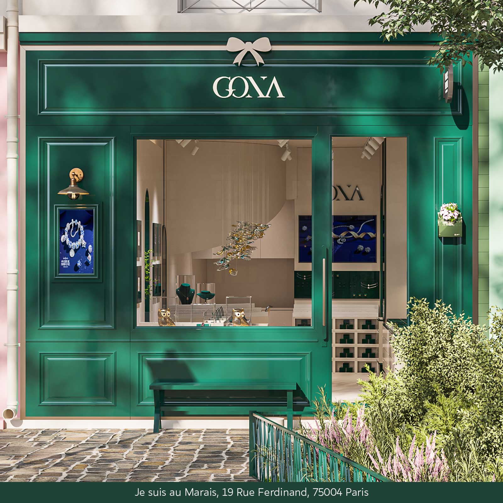 Sterling Silver My Blue Sky Charms Bracelet Set With Enamel In White Gold Plated (Includes bracelet and all charms shown) - Image 9